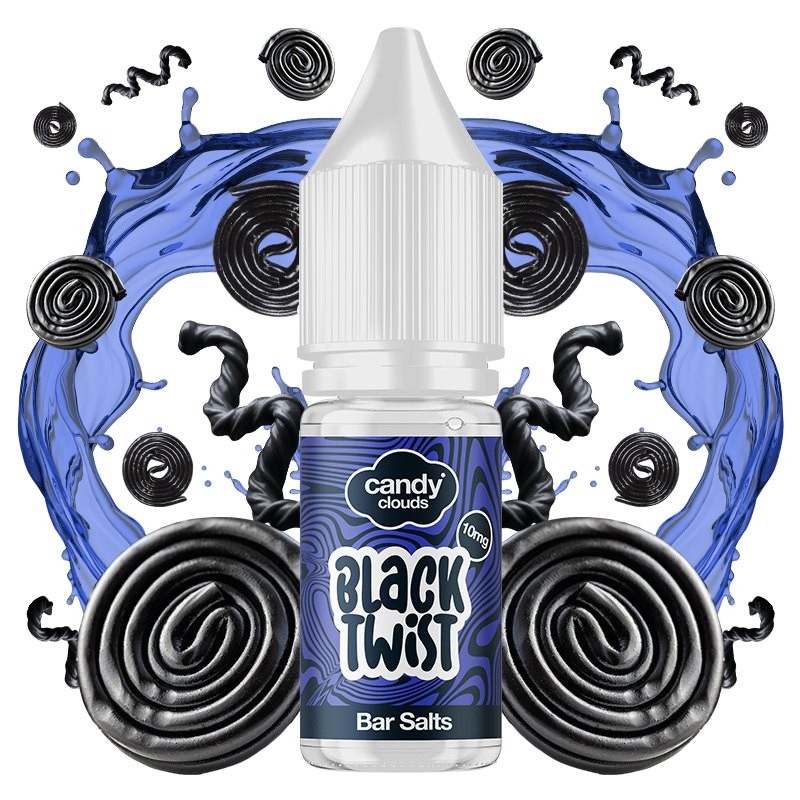 BLACK TWIST 10ML 10MG - CANDY CLOUDS SALTS BLACK TWIST 10ML 10MG - CANDY CLOUDS SALTS