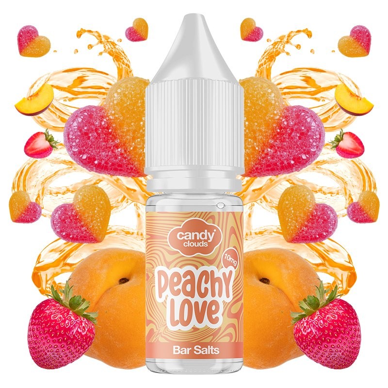 PEACHY LOVE 10ML 10MG - CANDY CLOUDS SALTS