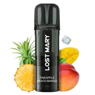 CARTUCHO TAPPO AIR PRO PIÑA MELOCOTON MANGO 2ML 20MG - LOST MARY CARTUCHO TAPPO AIR PRO PIÑA MELOCOTON MANGO 2ML 20MG - LOST MARY
