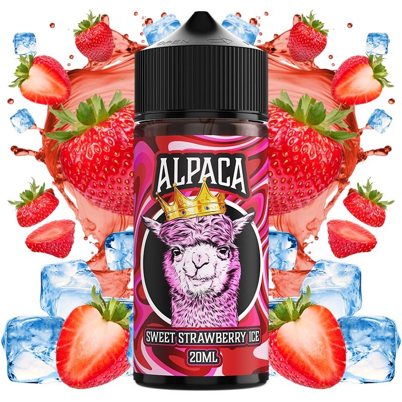 AROMA SWEET STRAWBERRY ICE 20ML LONGFILL - ALPACA