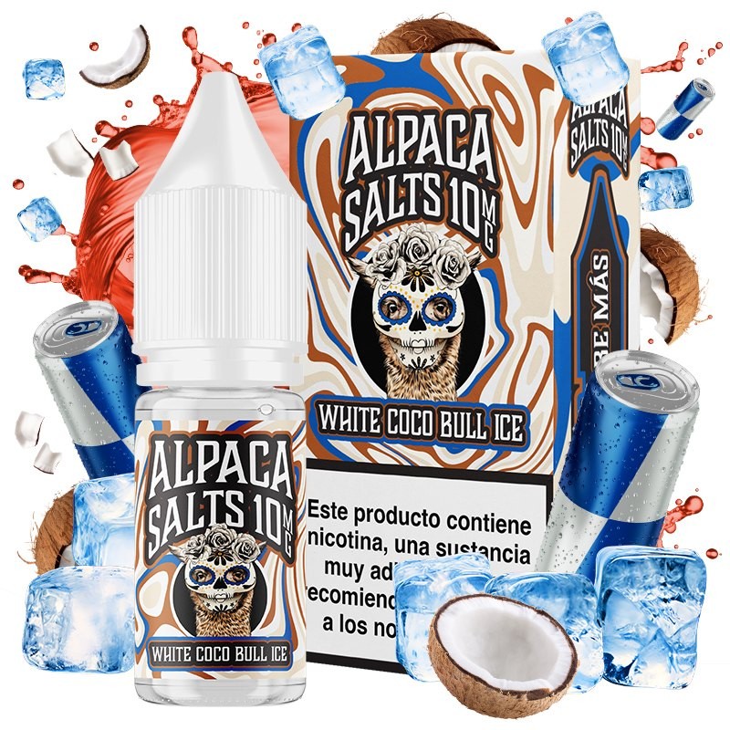 WHITE COCO BULL ICE 10ML - ALPACA SALTS WHITE COCO BULL ICE 10ML - ALPACA SALTS