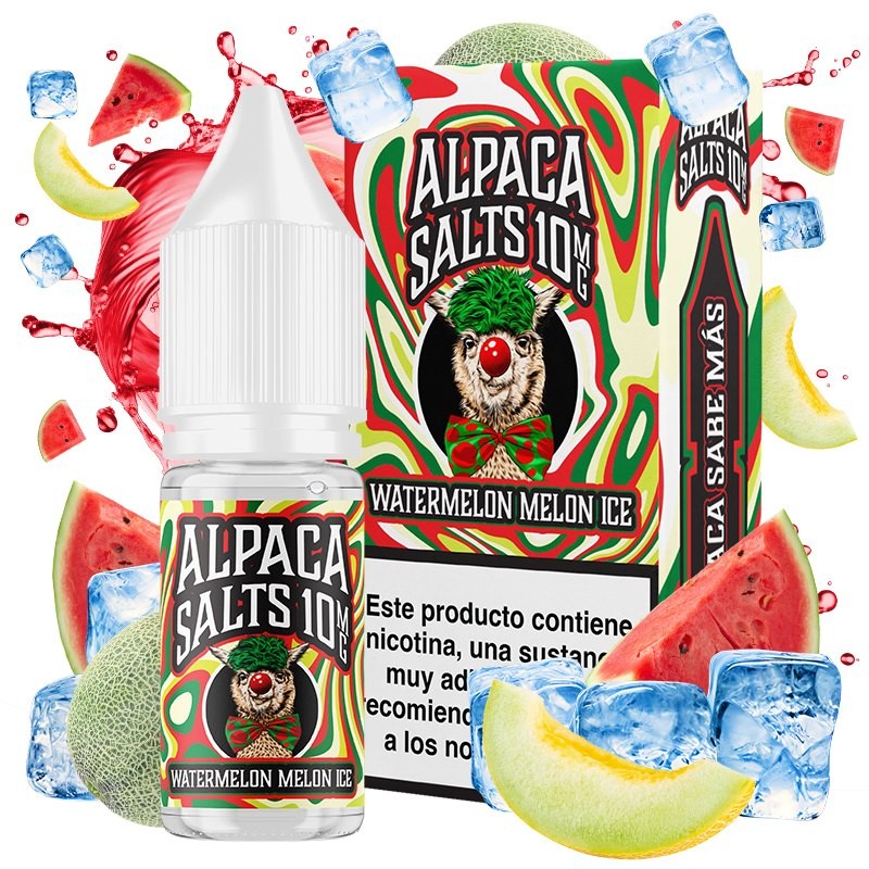 WATERMELON MELON ICE 10ML - ALPACA SALTS WATERMELON MELON ICE 10ML - ALPACA SALTS