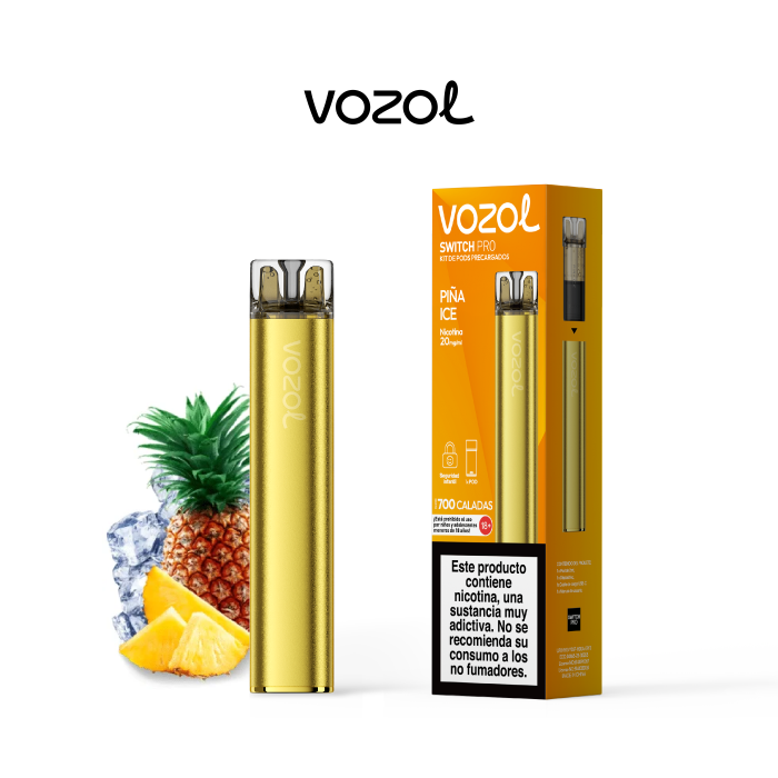 VOZOL SWITCH PRO KIT STARTER PIÑA ICE 20MG NICOTINA - VOZOL