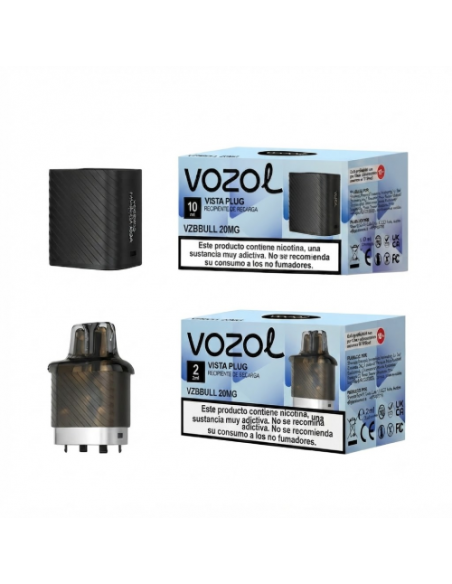 VISTA PLUG CÁPSULA 2ML + RECIPIENTE 10ML 20MG/ML VZBULL - VOZOL