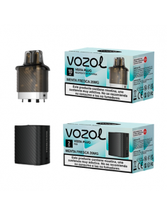 VISTA PLUG CÁPSULA 2ML + RECIPIENTE 10ML 20MG/ML MENTA MIAMI - VOZOL 2
