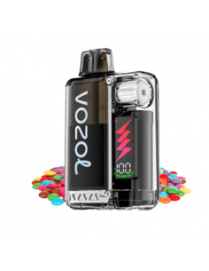 VISTA PLUG KIT STARTER 2 + 10 ML 10.000 PUFFS 20MG NICOTINA - CARAMELO ARCOIRIS - VOZOL