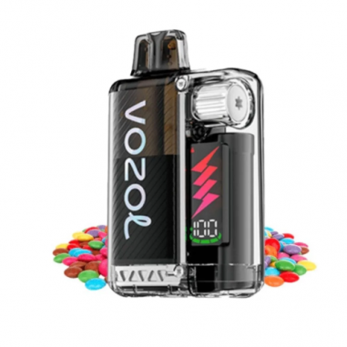 VISTA PLUG KIT STARTER 2 + 10 ML 10.000 PUFFS 20MG NICOTINA - CARAMELO ARCOIRIS - VOZOL