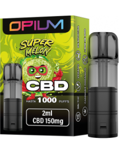 CARTUCHO SUPER MELON CBD 150MG 2ML - OPIUM