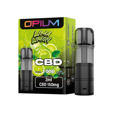 CARTUCHO LIMA LIMON CBD 150MG 2ML - OPIUM