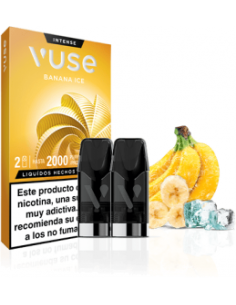 PACK 2 CARTUCHOS BANANA ICE 20MG - VUSE