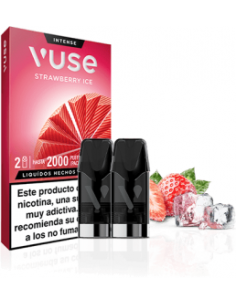 PACK 2 CARTUCHOS STRAWBERRY ICE 20MG - VUSE