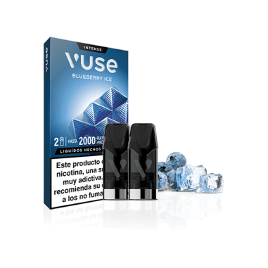 PACK 2 CARTUCHOS BLUEBERRY ICE 20MG - VUSE