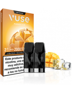 PACK 2 CARTUCHOS MANGO ICE 20MG - VUSE