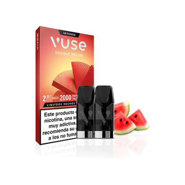 PACK 2 CARTUCHOS DOUBLE MELON 20MG - VUSE