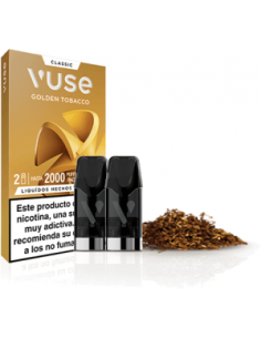 PACK 2 CARTUCHOS GOLDEN TOBACCO 20MG - VUSE