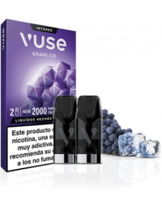 PACK 2 CARTUCHOS GRAPE ICE 20MG - VUSE