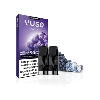 PACK 2 CARTUCHOS GRAPE ICE 20MG - VUSE