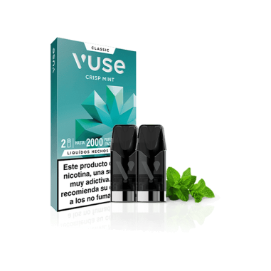 PACK 2 CARTUCHOS CRISP MINT 20MG - VUSE