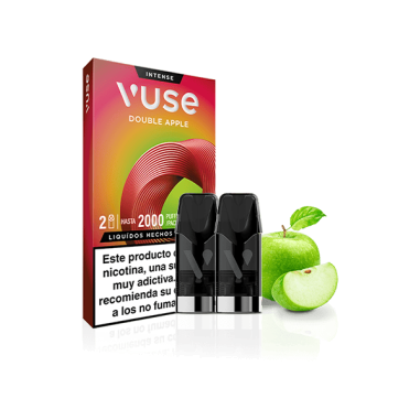 PACK 2 CARTUCHOS DOUBLE APPLE 20MG - VUSE