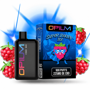 POCKET CBD 225MG 900 CALADAS SUPER BERRY ICE - OPIUM POCKET CBD 225MG 900 CALADAS SUPER BERRY ICE - OPIUM