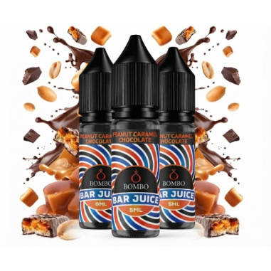 PACK 3 AROMAS PEANUT CARAMEL CHOCOLATE 5ML LONGFILL - BAR JUICE BOMBO PACK 3 AROMAS PEANUT CARAMEL CHOCOLATE 5ML LONGFILL - BAR JUICE BOMBO