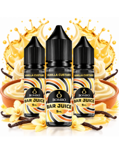 PACK 3 VANILLA CUSTARD 5ML LONGFILL - BAR JUICE BOMBO