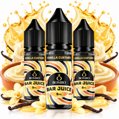 PACK 3 VANILLA CUSTARD 5ML LONGFILL - BAR JUICE BOMBO PACK 3 VANILLA CUSTARD 5ML LONGFILL - BAR JUICE BOMBO