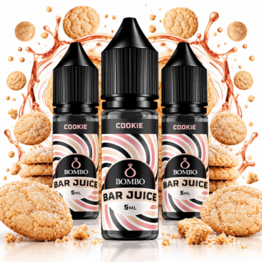 PACK 3 COOKIE 5ML LONGFILL - BAR JUICE BOMBO PACK 3 COOKIE 5ML LONGFILL - BAR JUICE BOMBO