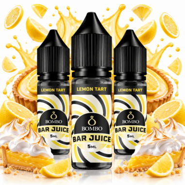 PACK 3 LEMON TART 5ML LONGFILL - BAR JUICE BOMBO PACK 3 LEMON TART 5ML LONGFILL - BAR JUICE BOMBO