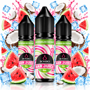 PACK 3 WATERMELON COCONUT 5ML LONGFILL - BAR JUICE BOMBO PACK 3 WATERMELON COCONUT 5ML LONGFILL - BAR JUICE BOMBO
