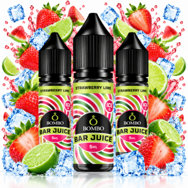 PACK 3 STRAWBERRY LIME 5ML LONGFILL - BAR JUICE BOMBO