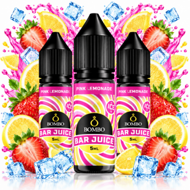 PACK 3 PINK LEMONADE 5ML LONGFILL - BAR JUICE BOMBO