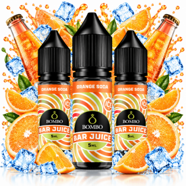PACK 3 ORANGE SODA 5ML LONGFILL - BAR JUICE BOMBO PACK 3 ORANGE SODA 5ML LONGFILL - BAR JUICE BOMBO