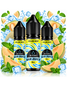 PACK 3 MELON MINT 5ML LONGFILL - BAR JUICE BOMBO