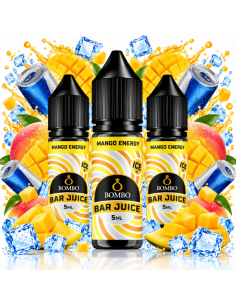 PACK 3 MANGO ENERGY 5ML LONGFILL - BAR JUICE BOMBO