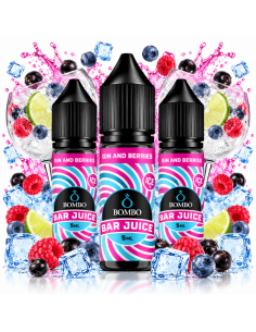 PACK 3 GIN & BERRIES 5ML LONGFILL - BAR JUICE BOMBO