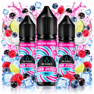 PACK 3 GIN & BERRIES 5ML LONGFILL - BAR JUICE BOMBO PACK 3 GIN & BERRIES 5ML LONGFILL - BAR JUICE BOMBO