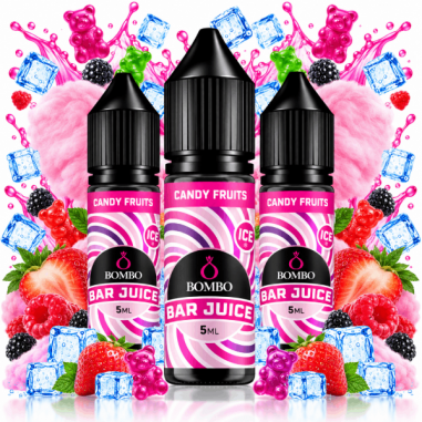 PACK 3 CANDY FRUITS 5ML LONGFILL - BAR JUICE BOMBO