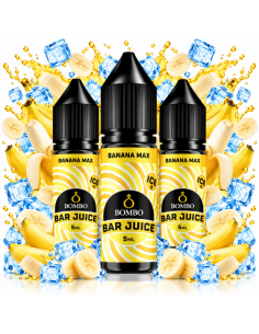 PACK 3 BANANA MAX 5ML LONGFILL - BAR JUICE BOMBO