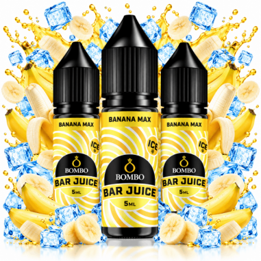 PACK 3 BANANA MAX 5ML LONGFILL - BAR JUICE BOMBO