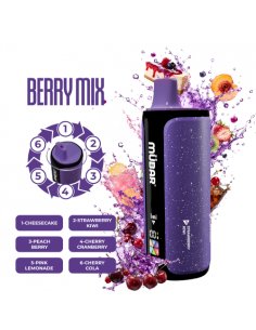 BERRY MIX 6EN1 240K PUFF SIN NICOTINA - MUBAR 2