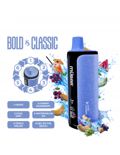 BOLD CLASSIC 6EN1 240K PUFF SIN NICOTINA - MUBAR 2