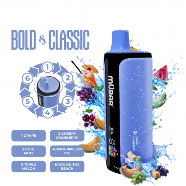 BOLD CLASSIC 6EN1 240K PUFF SIN NICOTINA - MUBAR BOLD CLASSIC 6EN1 240K PUFF SIN NICOTINA - MUBAR