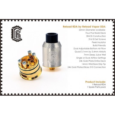 RELOAD X RDA - Reload Vapor RELOAD X RDA - Reload Vapor